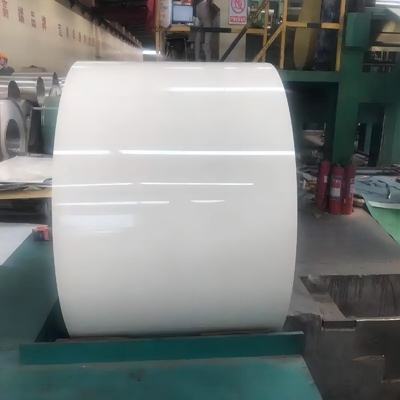 Ral 9010色は電流を通された鋼鉄コイルPPGI 0.2mm X 1220mm 4ft X 8ftをPrepainted