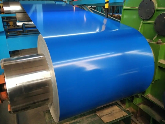 ASTM A36 Prepainted PPGL PPGIは鋼鉄コイルの薄板金の幅1200mm 1250mmに塗った