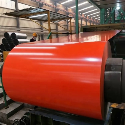 RAL色は鋼鉄コイル220Mpaおよび延長20 - 25% 1250mm --に塗った
